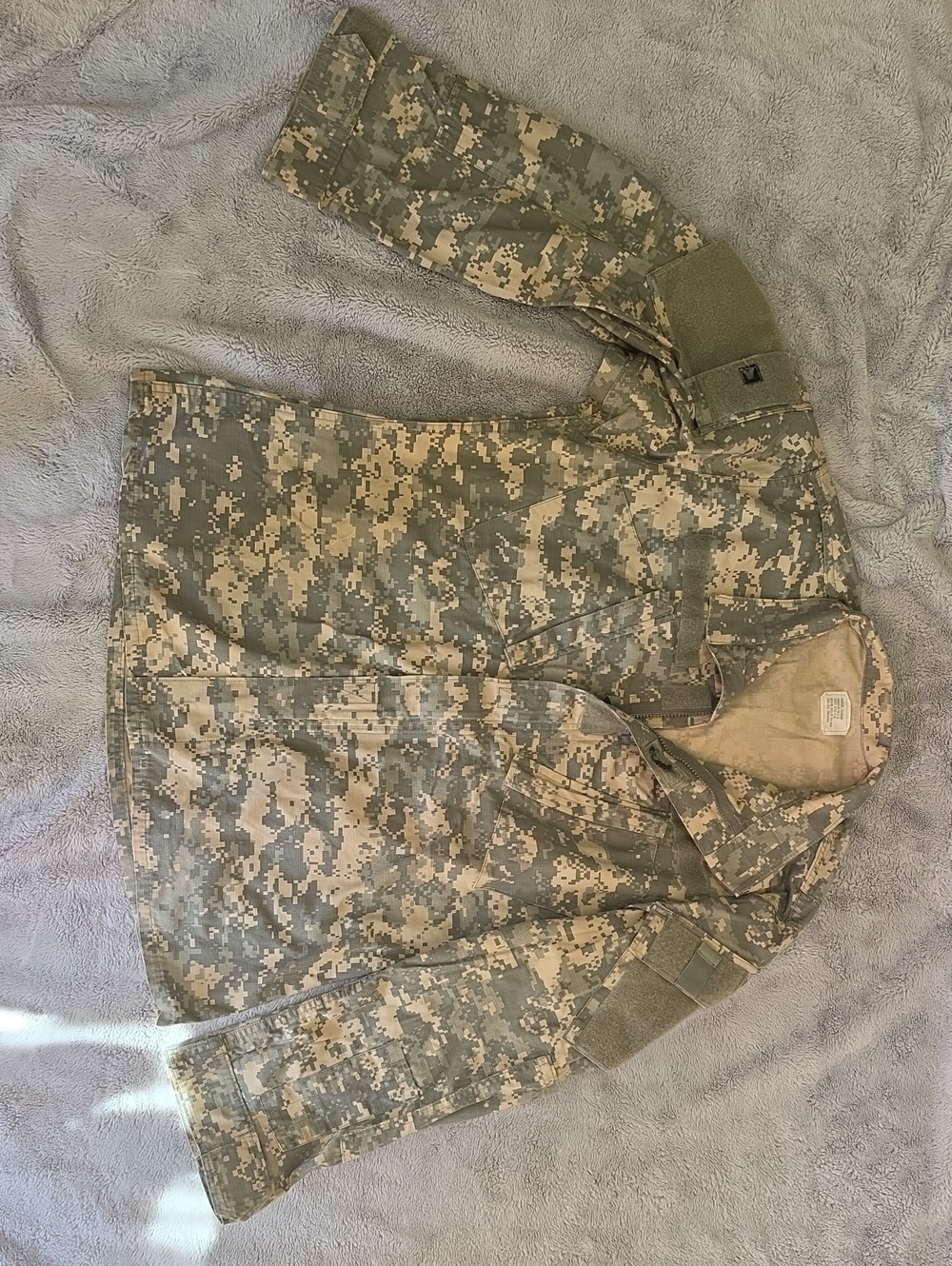 Men's Digital Camo Field Jacket - Green Camo